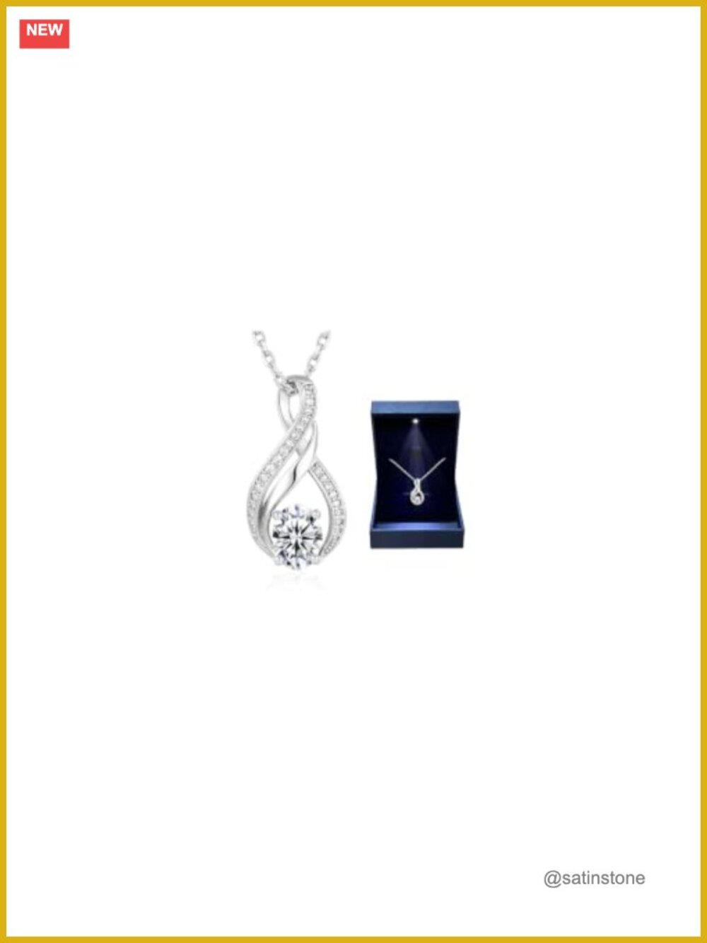 Moissanite Pendant Necklace 925 Sterling Silver Gold Plated 1.5ct Oval